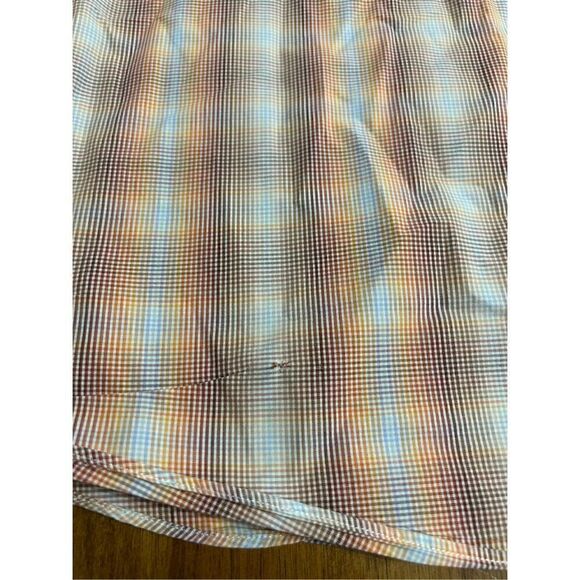 Alan FLUSSER SHIRT MENS XL PURPLE Label PLAID LONG SLEEVE BUTTON UP - Picture 9 of 9